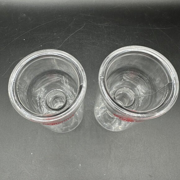 Grand Marnier Plastic Shot Glasses 2 pcs Barware Liqueur Half Bottle Cordial 4" - Picture 2 of 7